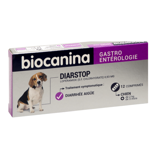 Biocanina gastroenterologie diarstop chien 12 comprimés