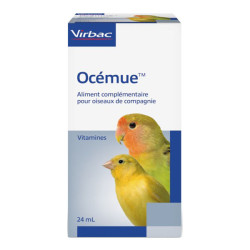Virbac Océmue oiseaux vitamine plumage 24ml