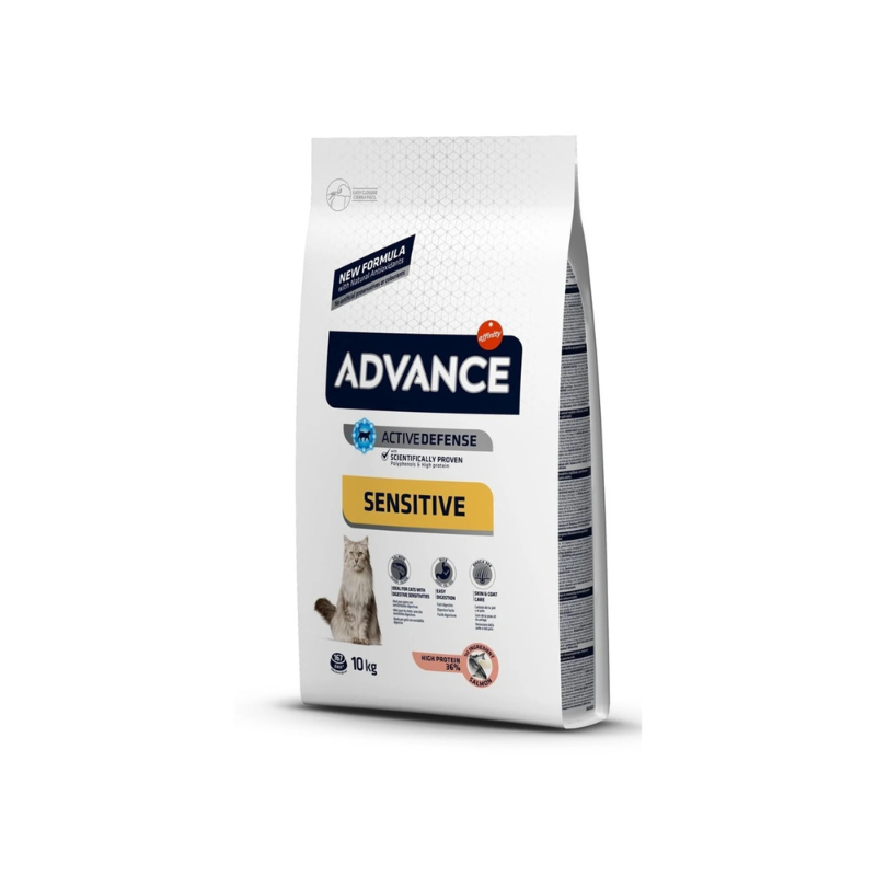 Advance Chat adulte Croquettes Saumon Riz 10kg