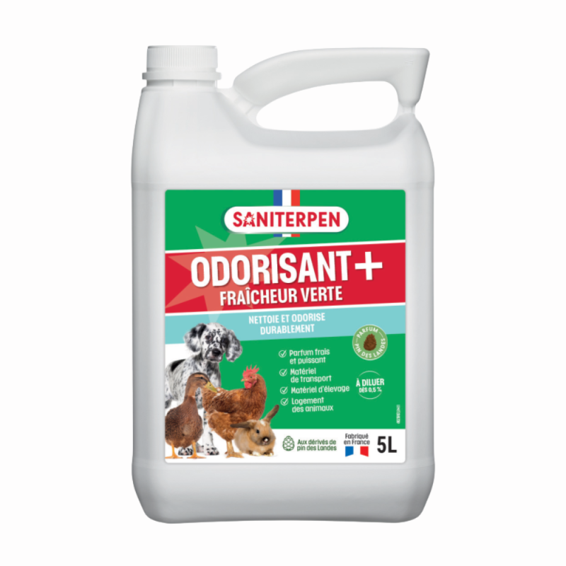 Saniterpen Odorisant Plus fraîcheur verte 5L