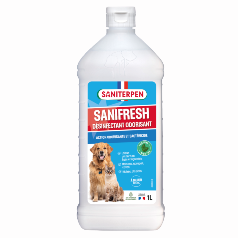 Saniterpen Sanifresh Désinfectant Odorisant 1L