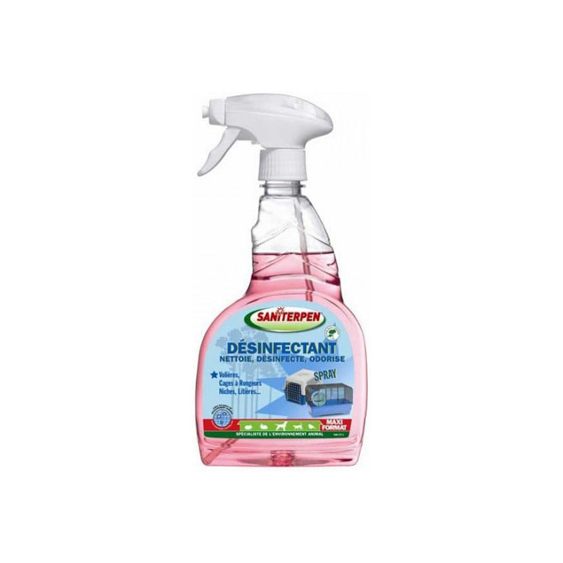Saniterpen Désinfectant Odorisant Cages et Litières 750ml