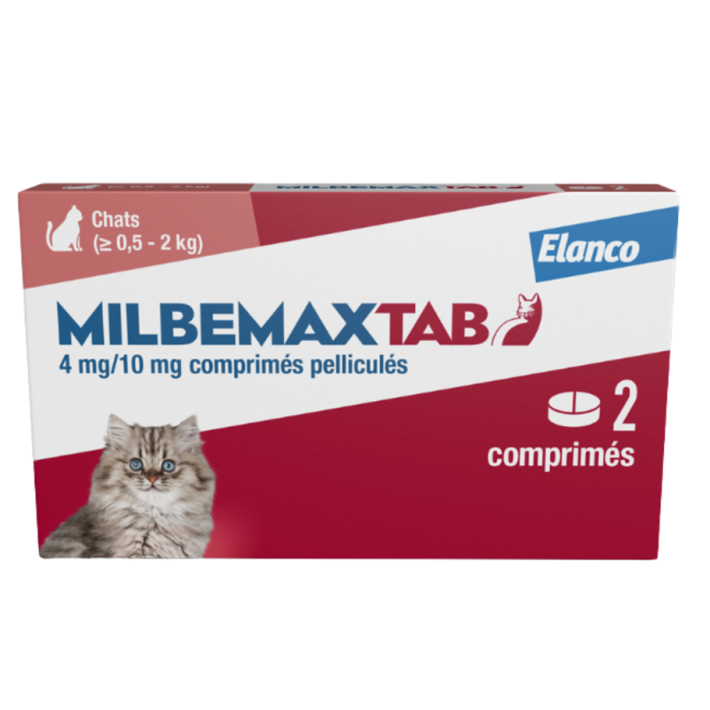 Milbemax Chatons et Petits Chats de 0.5 à 2kg 2 comprimés