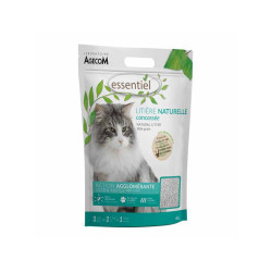 Agecom Essentiel Litière naturelle soja concassée 6L