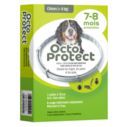Octoprotect 4,50G + 2,03G Collier Medicamenteux pour Chiens +de 8kg