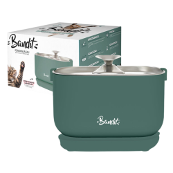 Bandit Fontaine à eau sans fil pour chat - verte 2,5L