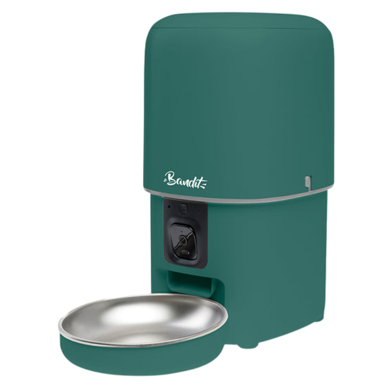Bandit Distributeur de Croquettes Intelligent vert 4L
