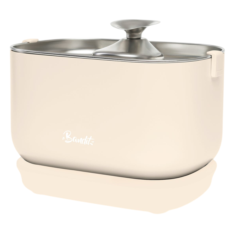 Bandit Fontaine à eau filaire pour chat crème 2,5L